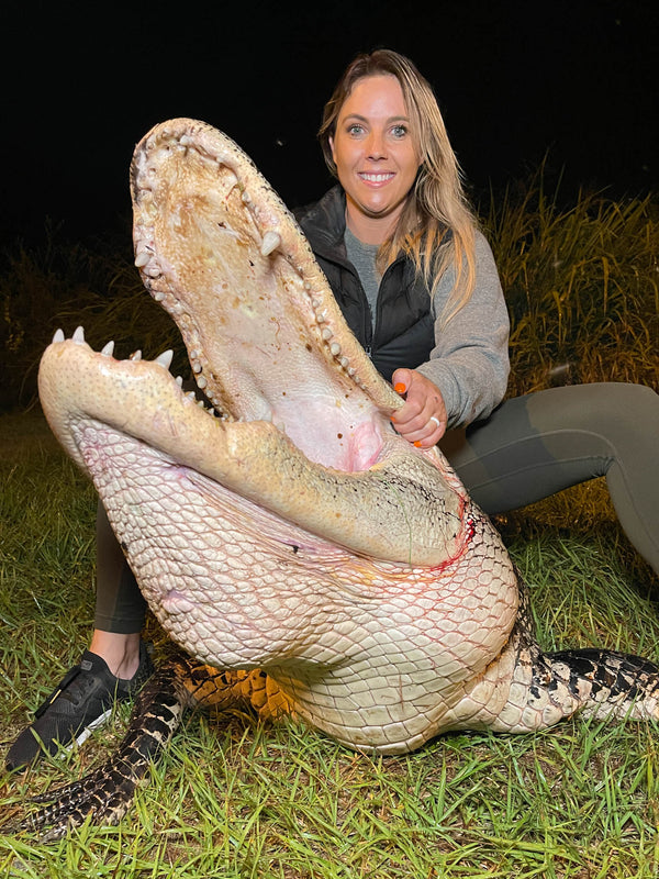 Woman Gator Hunting